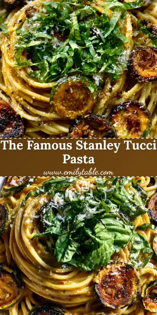 Spaghetti alla Nerano: The Ultimate Guide to Italy’s Most Luxurious Fried Zucchini Pasta 4 A top-down macro view of Spaghetti alla Nerano in a ceramic bowl, showing silky emulsified sauce, golden fried zucchini with charred edges, and fresh basil. (Spaghetti alla Nerano)