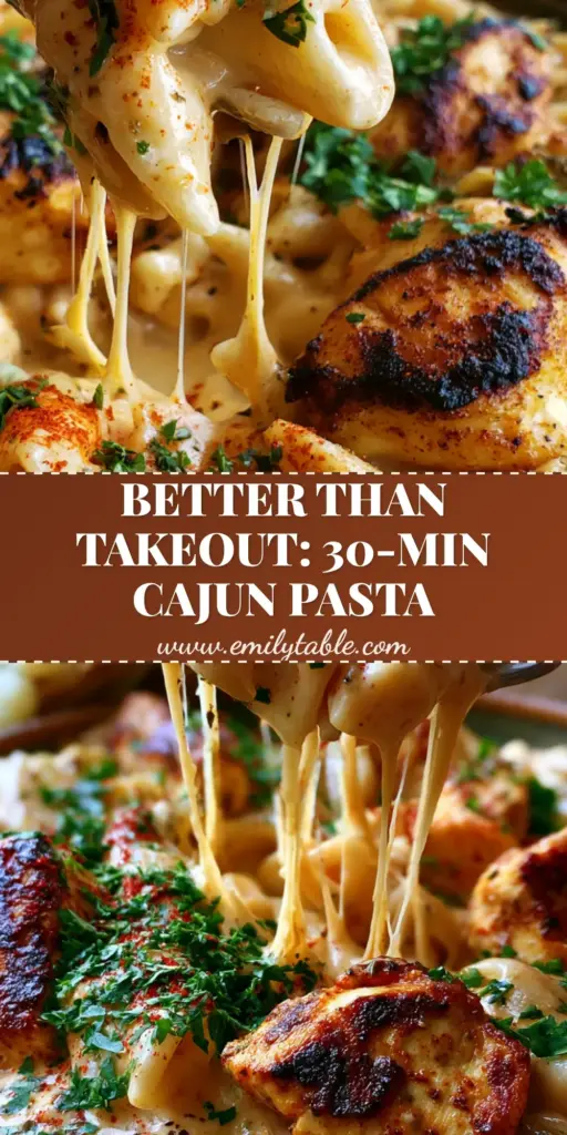 A fork lifting penne pasta from a rustic bowl, showing thin strings of melted pepper jack cheese and charred Cajun chicken. (Creamy Pepper Jack Cajun Chicken Pasta)