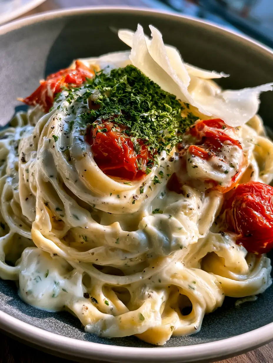 Boursin Cheese Pasta: The Ultimate Creamy 20-Minute Dinner 4 Macro close-up of glossy boursin cheese pasta sauce on fettuccine with cracked black pepper.