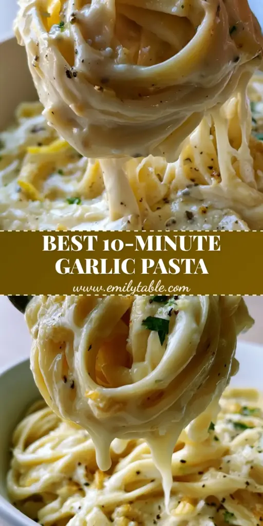Garlic Butter Pasta Sauce: The Ultimate Creamy 15-Minute Recipe 3 A swirling fork lifting fettuccine coated in a thick, pale-golden garlic butter pasta sauce with visible parsley flecks.