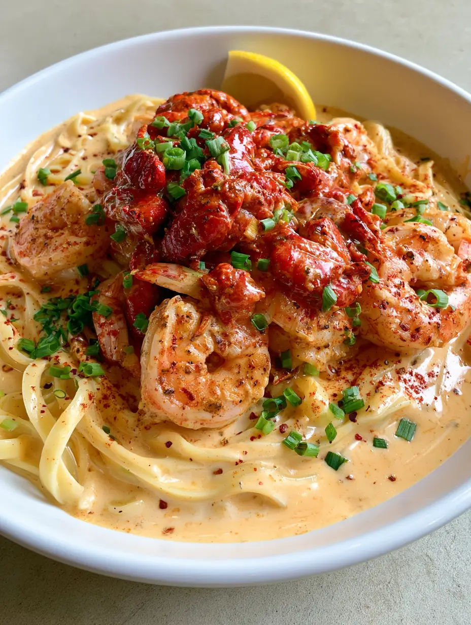 Pappadeaux Mardi Gras Pasta: A Creamy Cajun Seafood Masterpiece 3 Authentic handheld photo of pappadeaux mardi gras pasta featuring a pale-orange cream sauce and succulent seared jumbo shrimp. (pappadeaux mardi gras pasta)